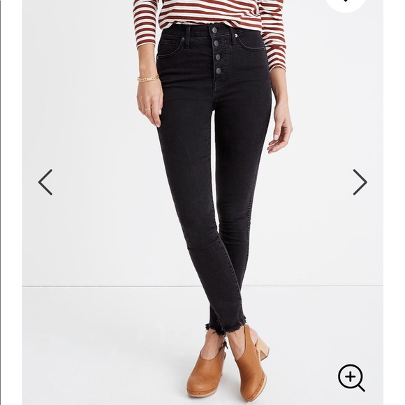 Madewell Denim - 9” High-Rise Skinny Jeans Berkeley black